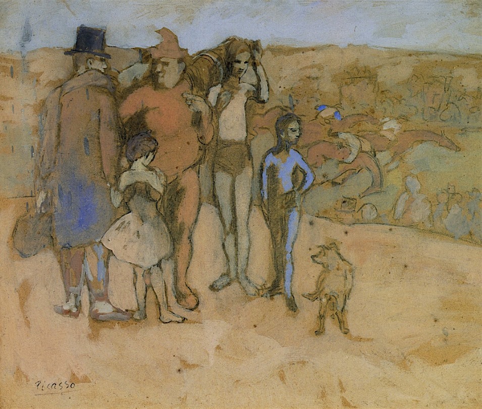 Pablo Picasso - La Famille de Saltimbanques (Étude) - 1905