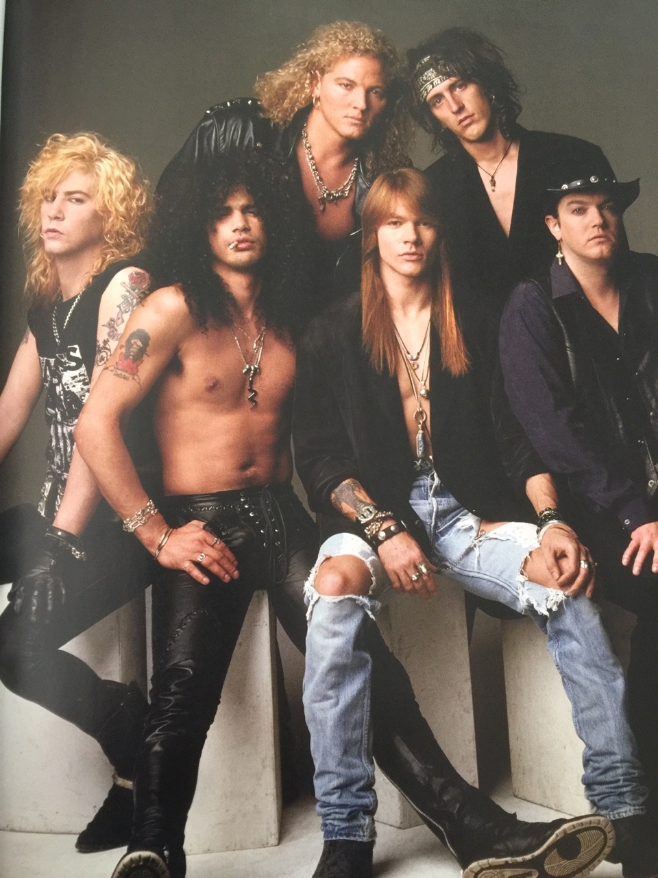 jodiwill: “ Guns N Roses ❤️ ” i love everything about this picture. I love the way Duff is looking at the camera like “you irrelevant hoes, I am so much cooler than all of y’all.” I love how Slash’s leg goes between Axl’s. I love the fact that Izzy...