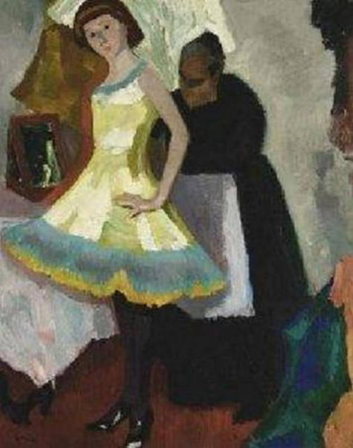 Kees Maks - Fitting a dress (1928)