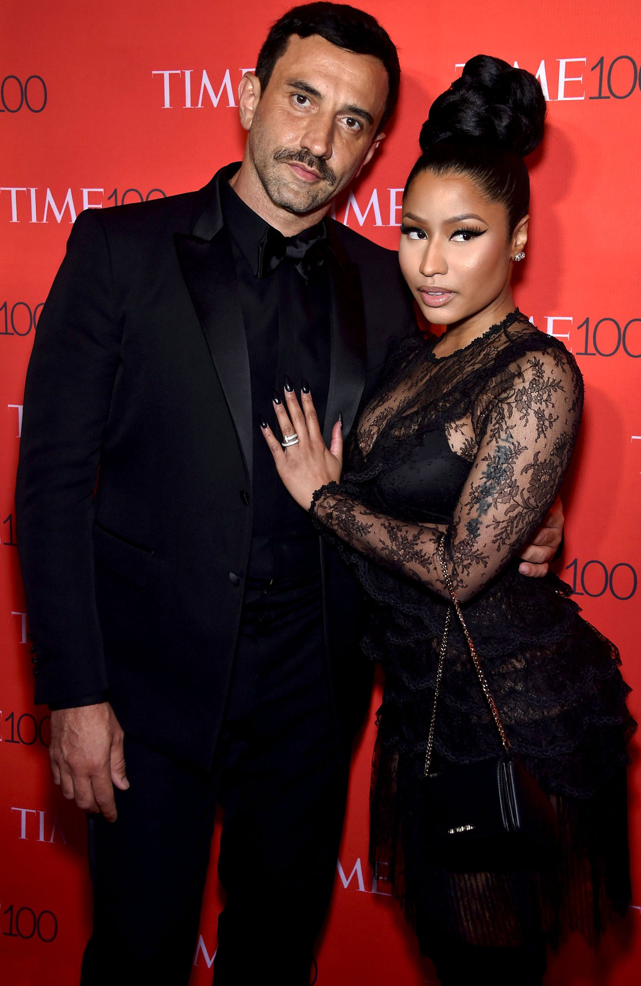 privatebarb:


Nicki Minaj &amp; Riccardo Tisci walking the TIME 100 Gala Red Carpet in New York (Apr. 26) 

