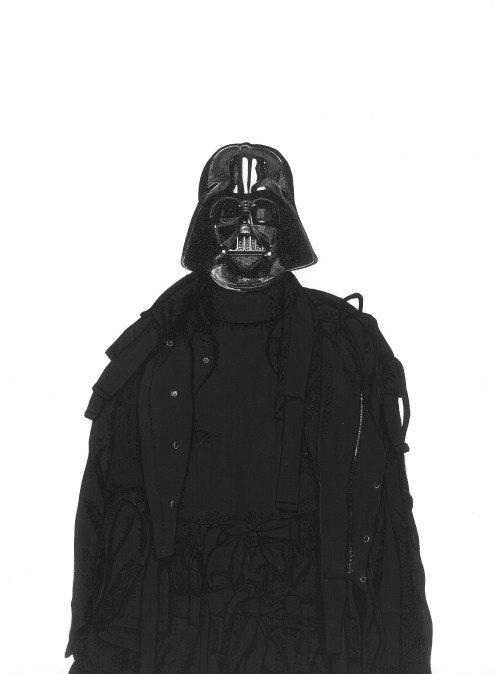 Darth Vader wearing Craig Green Fall 2015 Collection