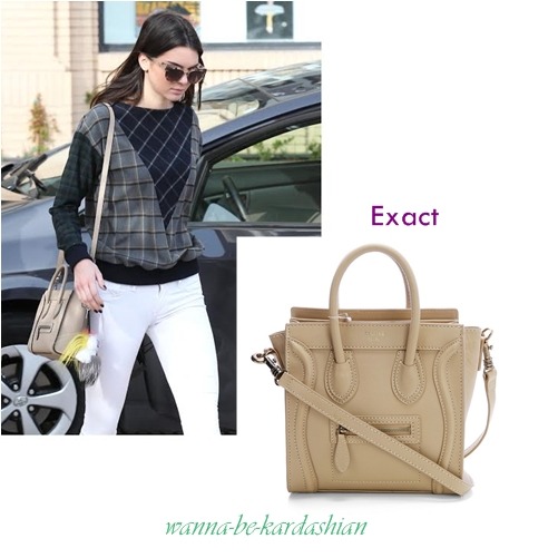 Kardashian/Jenner Blog \u2014 Kendall was seen wearing Celine Nano ...  