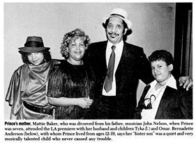Prince’s Mom, step dad, sister, and brother ( I think. Not really sure if that’s his brother or what)
