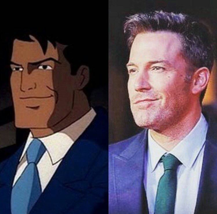 I marvel at how comic accurate Ben Affleck really looks as ...