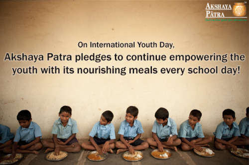 Akshaya Patra on International Youth Day