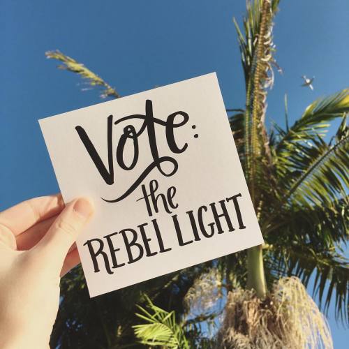 We need your help! If you could take a moment to vote for the rebel light, &ldquo;strangers&rdquo; on KROQ&rsquo;s locals only, and help us get to that number one spot, we would really appreciate it! Follow the link in our bio, it&rsquo;s quick and painless! Much love to you all. #KROQ #localsonly #therebellight #thankyou #weloveyou thank you @madeincali49 for the beautiful artwork, as always. #design #radio #tour2016 #strangers  (at Orange County, California)