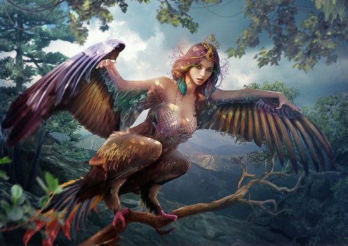 𝑬𝓶𝓶ọ𝓇𝒂𝒍  Harpy / Contest Entry (other version in desc.) Minecraft Skin
