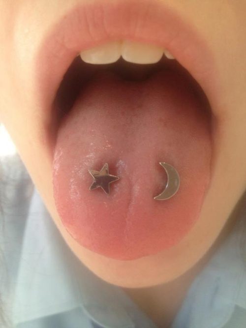tongue piercings on Tumblr