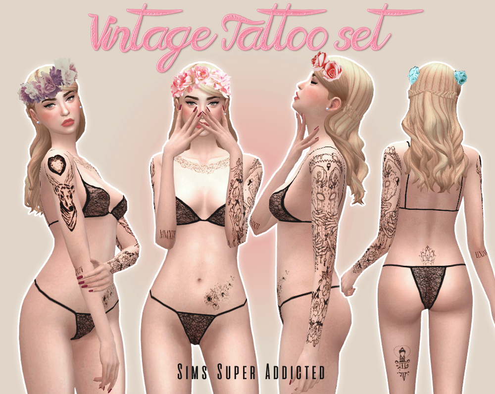 New tattoo set, located in the tattoo section.
Download: Adf.ly | MF
Enjoy!
bra and undies by @jfc-sims