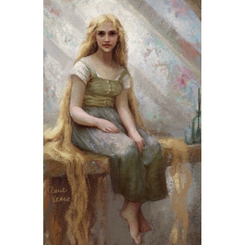 claireonacloud:
“costume design painting inspired by Bouguereau // visual development for #Tangled
#rapunzel #bouguereau #illustration
”